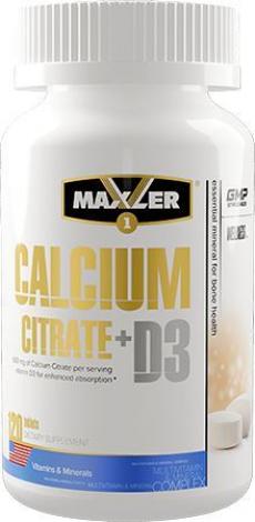 MAXLER Calcium Citrate+D3, 60 