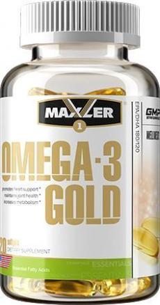Омега 3 жирные кислоты Maxler Omega-3 Gold 120 капсул