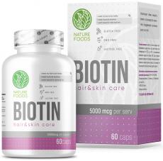 NatureFoods Biotin B7 5000, 60
