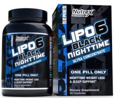 Жиросжигатель Nutrex  Lipo-6 Black ultra concentrate Nighttime 30 капсул