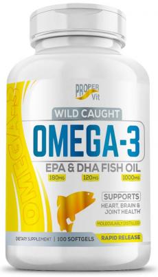 Омега-3 ProperVit Omega-3 WILD CAUGHT 1000 mg 100 капсул