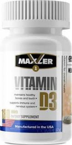 Maxler Vitamin D-3, 180таб