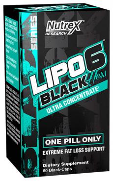  Nutrex  Lipo-6 Black Hers ultra concentrate 60 